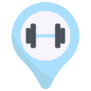 external Gym-location-bearicons-flat-bearicons icon
