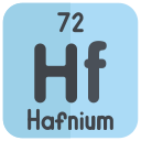 external Hafnium-periodic-table-bearicons-flat-bearicons icon