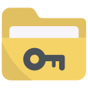 external Key-folder-bearicons-flat-bearicons icon
