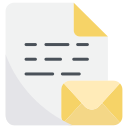 external Mail-file-and-document-bearicons-flat-bearicons icon
