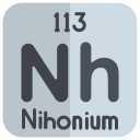 external Nihonium-periodic-table-bearicons-flat-bearicons icon
