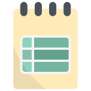 external Notepad-clipboards-and-notepads-bearicons-flat-bearicons-30 icon