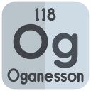 external Oganesson-periodic-table-bearicons-flat-bearicons icon