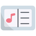 external Playlist-audio-and-video-bearicons-flat-bearicons-2 icon