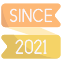 external Since-2021-miscellany-texts-and-badges-bearicons-flat-bearicons icon