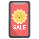 external Smartphone-summer-sales-bearicons-flat-bearicons icon