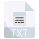 external TXT-file-extension-bearicons-flat-bearicons icon