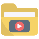 external Video-folder-bearicons-flat-bearicons icon