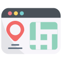 external Website-navigation-and-maps-bearicons-flat-bearicons icon