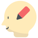 external Write-human-mind-bearicons-flat-bearicons icon