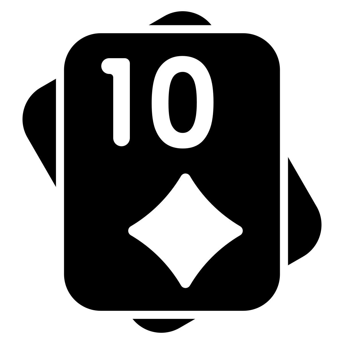23 ten of diamonds icon