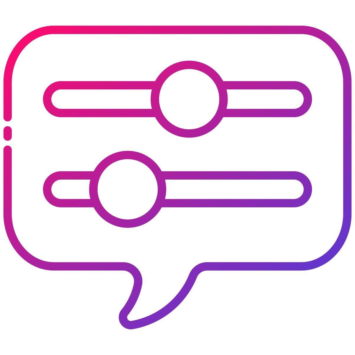 finestra di dialogo icon