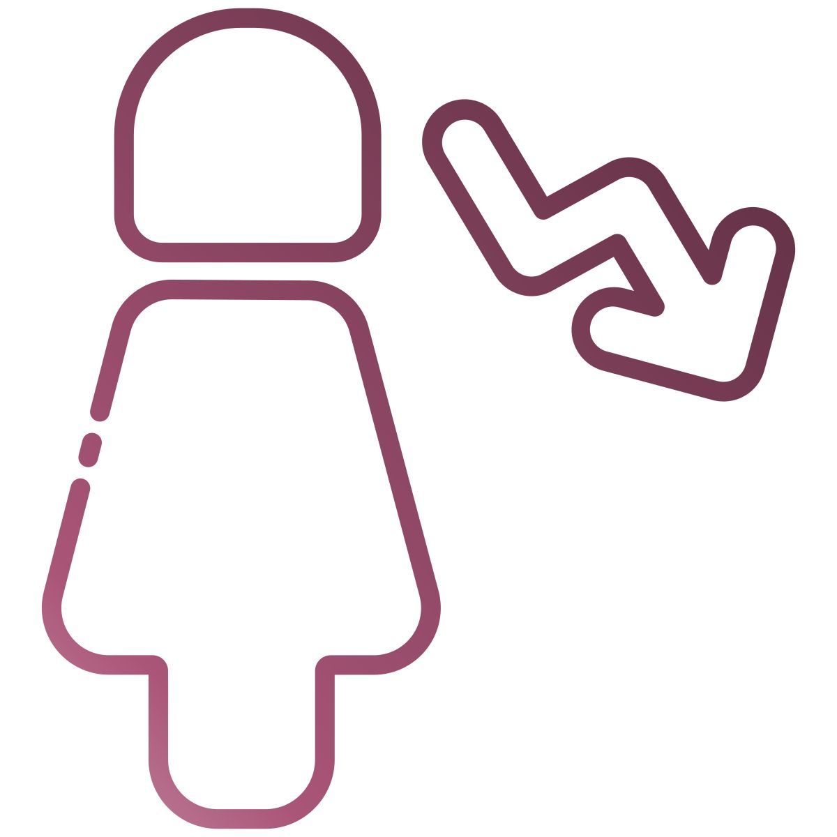 downtrend icon