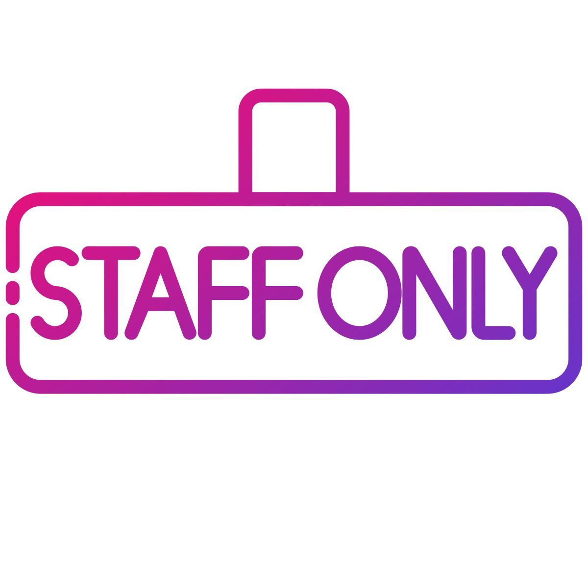 staff only icon