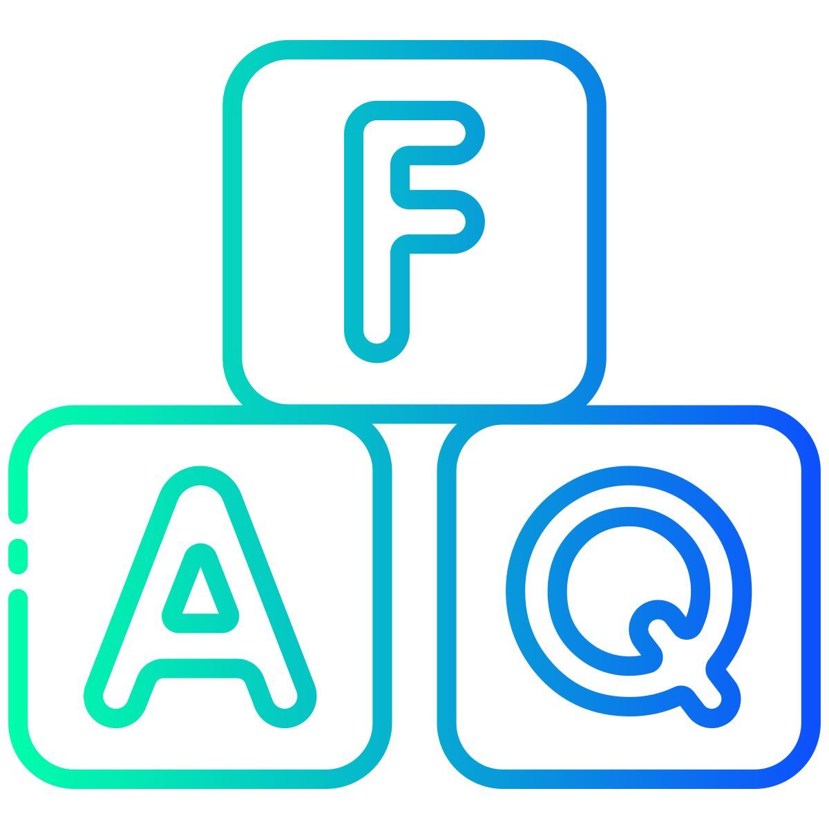 häufig gestellte fragen icon