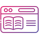 external Book-website-bearicons-gradient-bearicons icon