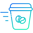 external Coffee-food-delivery-bearicons-gradient-bearicons icon