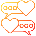 external Comments-customer-review-bearicons-gradient-bearicons-2 icon
