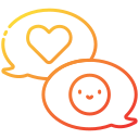 external Communication-happiness-bearicons-gradient-bearicons icon