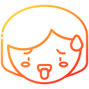 external Hot-emojis-bearicons-gradient-bearicons icon
