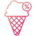 external Ice-Cream-summer-sales-bearicons-gradient-bearicons icon