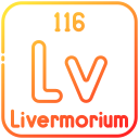 external Livermorium-periodic-table-bearicons-gradient-bearicons icon