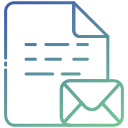 external Mail-file-and-document-bearicons-gradient-bearicons icon