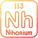 external Nihonium-periodic-table-bearicons-gradient-bearicons icon