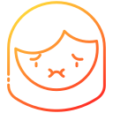 external Vomiting-emojis-bearicons-gradient-bearicons-2 icon