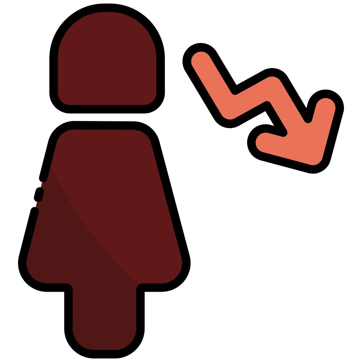 downtrend icon