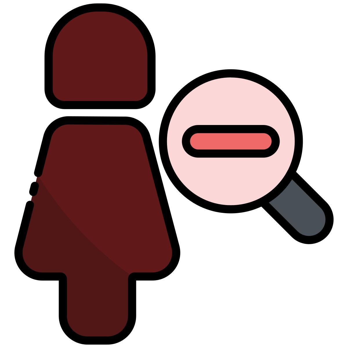 zoom out icon