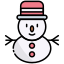 external snowman-winter-holiday-bearicons-outline-color-bearicons icon
