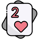 external 53-Two-of-Heart-playing-cards-bearicons-outline-color-bearicons icon