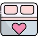 external Bed-valentine-love-bearicons-outline-color-bearicons icon