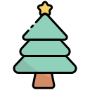 external Christmas-Tree-christmas-and-new-year-bearicons-outline-color-bearicons icon