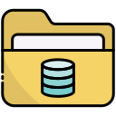 external Data-folder-bearicons-outline-color-bearicons icon