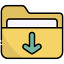 external Download-folder-bearicons-outline-color-bearicons icon