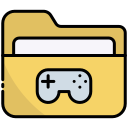 external Game-folder-bearicons-outline-color-bearicons icon