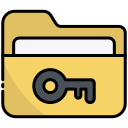 external Key-folder-bearicons-outline-color-bearicons icon
