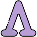 external Lambda-greek-alphabet-bearicons-outline-color-bearicons-2 icon