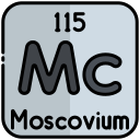 external Moscovium-periodic-table-bearicons-outline-color-bearicons icon