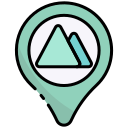 external Mountain-location-bearicons-outline-color-bearicons icon