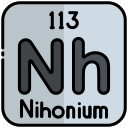 external Nihonium-periodic-table-bearicons-outline-color-bearicons icon
