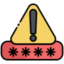 external Password-alert-and-warning-bearicons-outline-color-bearicons icon