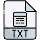 external TXT-file-extension-bearicons-outline-color-bearicons icon
