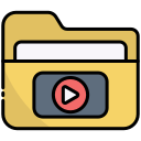 external Video-folder-bearicons-outline-color-bearicons icon