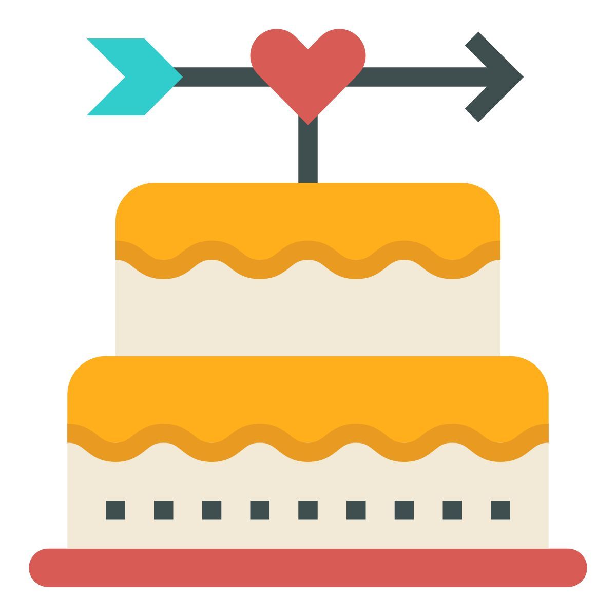 wedding cake icon