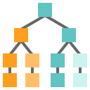 external diagram-cryptocurrency-blockchain-becris-flat-becris icon