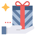 external gift-customer-loyalty-program-becris-flat-becris icon