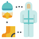 external protective-clothing-coronavirus-becris-flat-becris icon